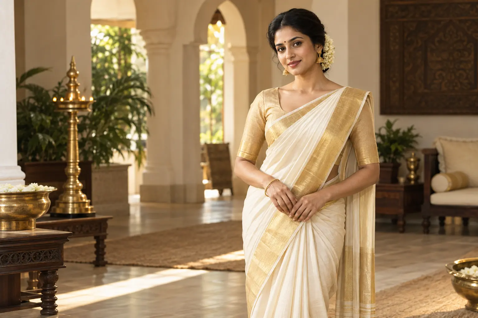 SONAS saree fashion look